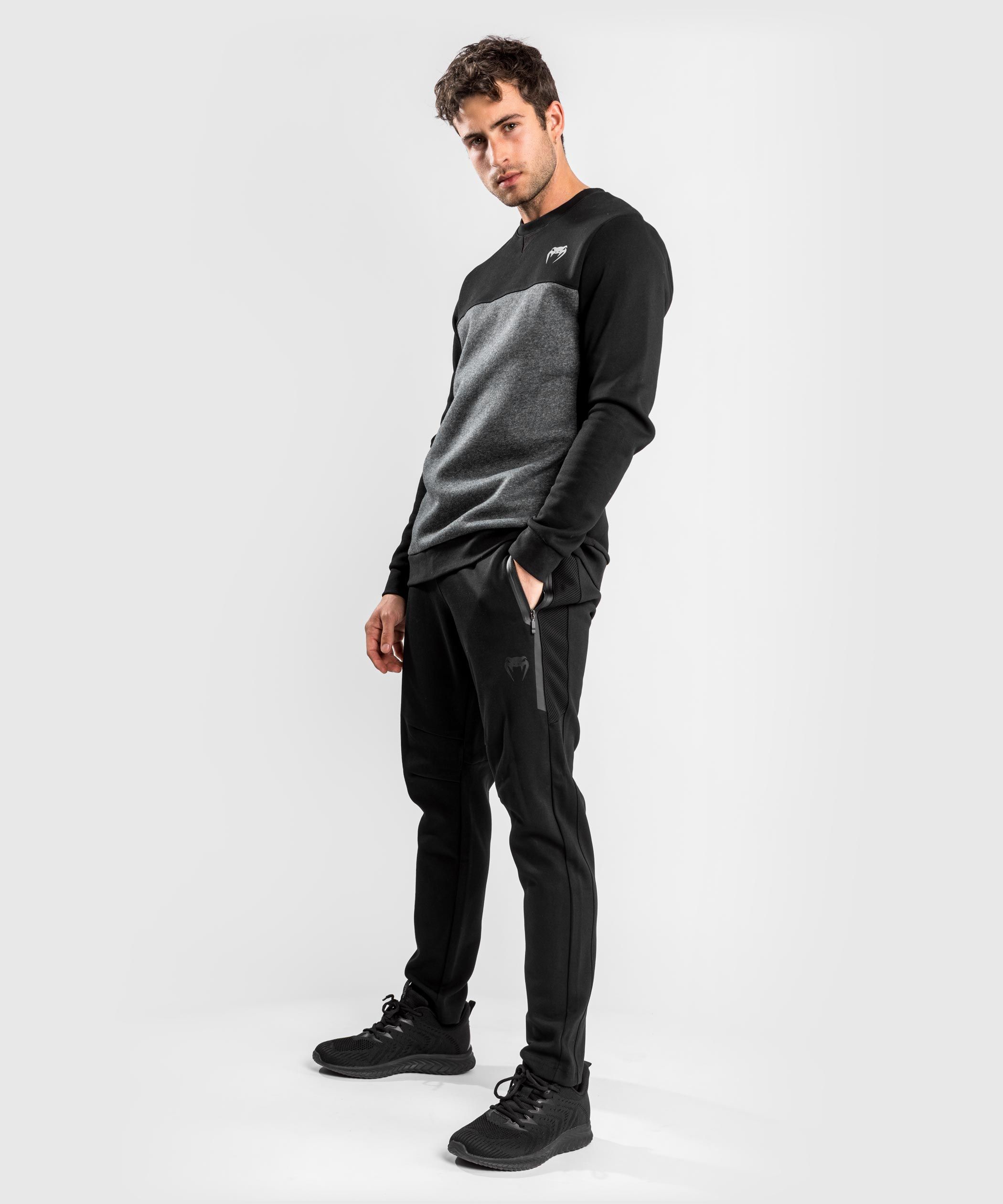 Venum Rafter Light スウェトシャツ - ブラック/ヘザーグレイ