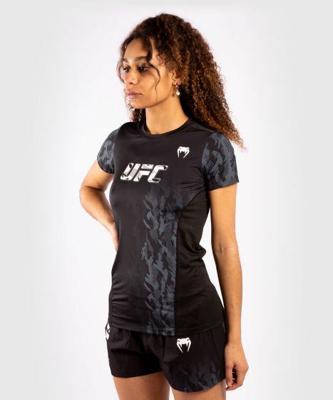 UFC Venum ファイトウィーク レディース パフォーマンス 半袖 Tシャツ - ブラック