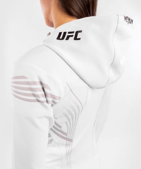 UFC Venum ファイトナイト レディース ウォークアウトパーカー - ホワイト