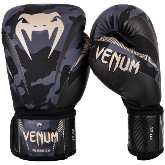 Venum Impact ボクシンググローブ - ダーク・カモ/サンド