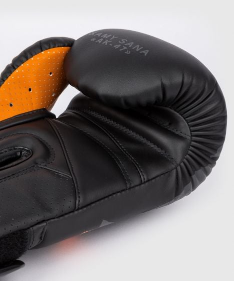 Venum S47 Boxing Gloves - Black/Orange | BEEST