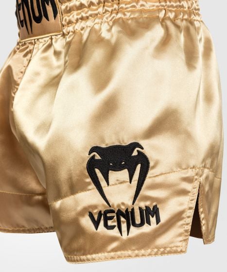 Venum Classic ムエタイショート - ゴールド/ブラック