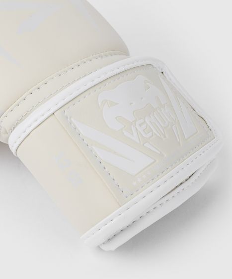 Venum Elite ボクシンググローブ-ホワイト/アイボリー