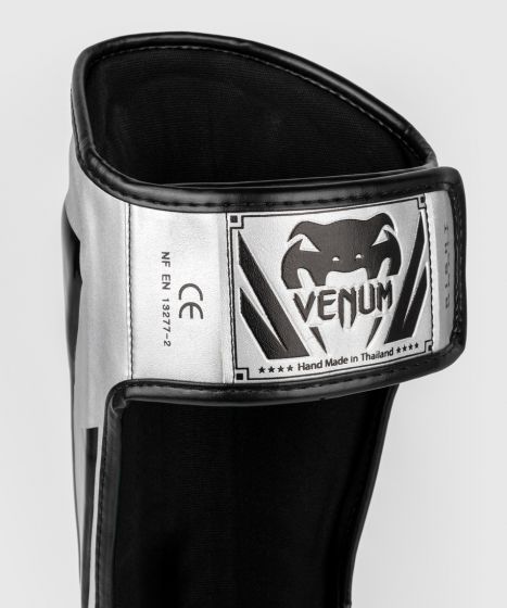 Venum Elite スタンドアップ-シンガード-シルバー/ブラック