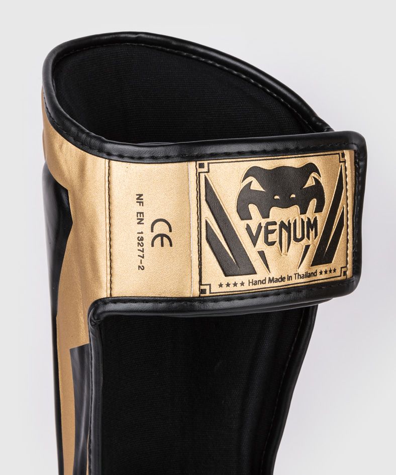 Venum Elite スタンドアップ-シンガード-ゴールド/ブラック