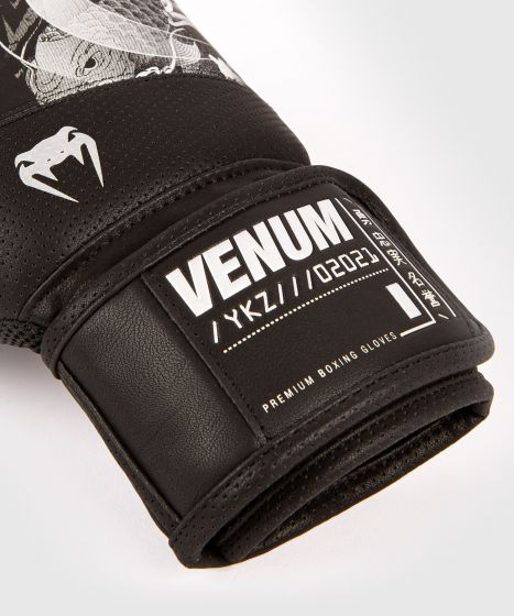 Venum YKZ21 ボクシンググローブ - ブラック/シルバー