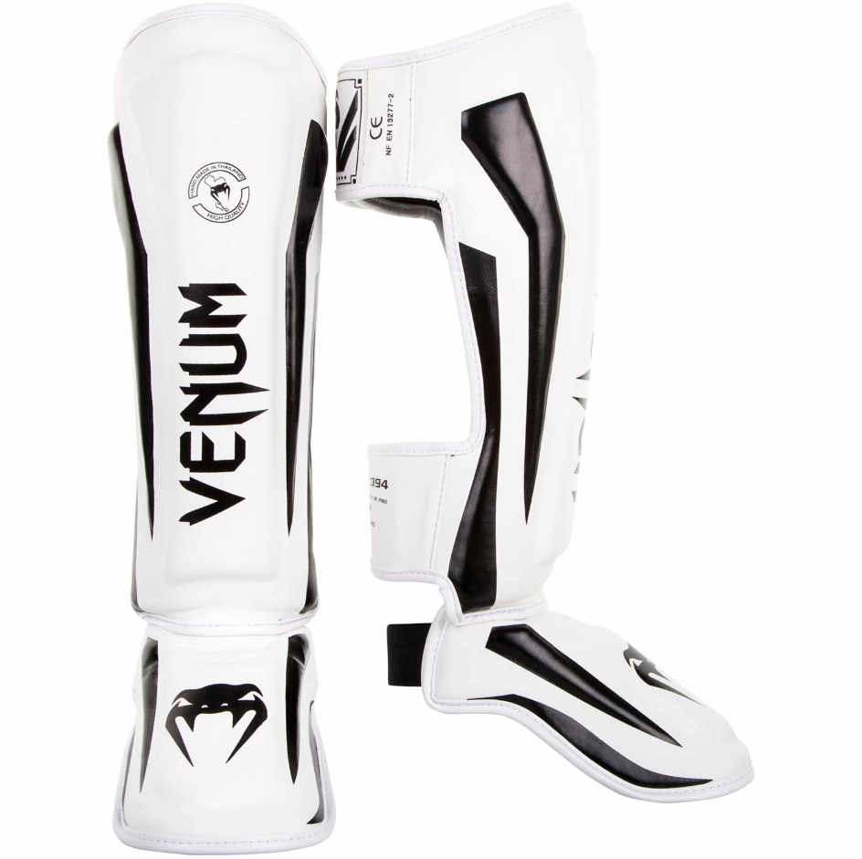 Venum Elite Standup シンガード - ホワイト/ブラック