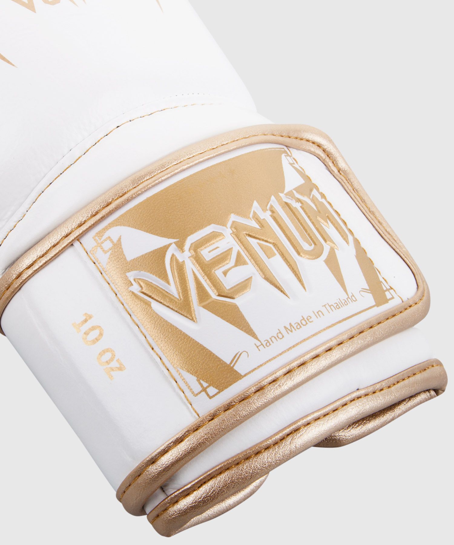 Venum Giant 3.0 ボクシング グローブ - ナッパ レザー - ホワイト/ゴールド