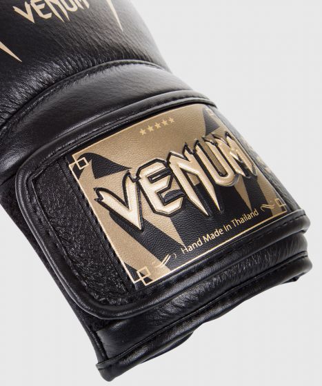 Venum Giant 3.0 ボクシンググローブ - ナッパレザー - ブラック/ゴールド
