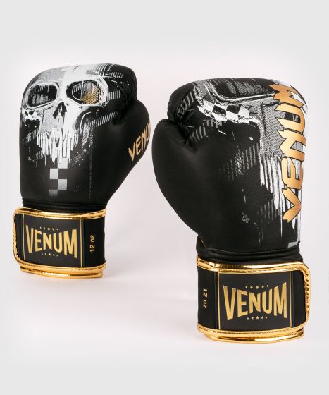 Venum Skull ボクシンググローブ - ブラック