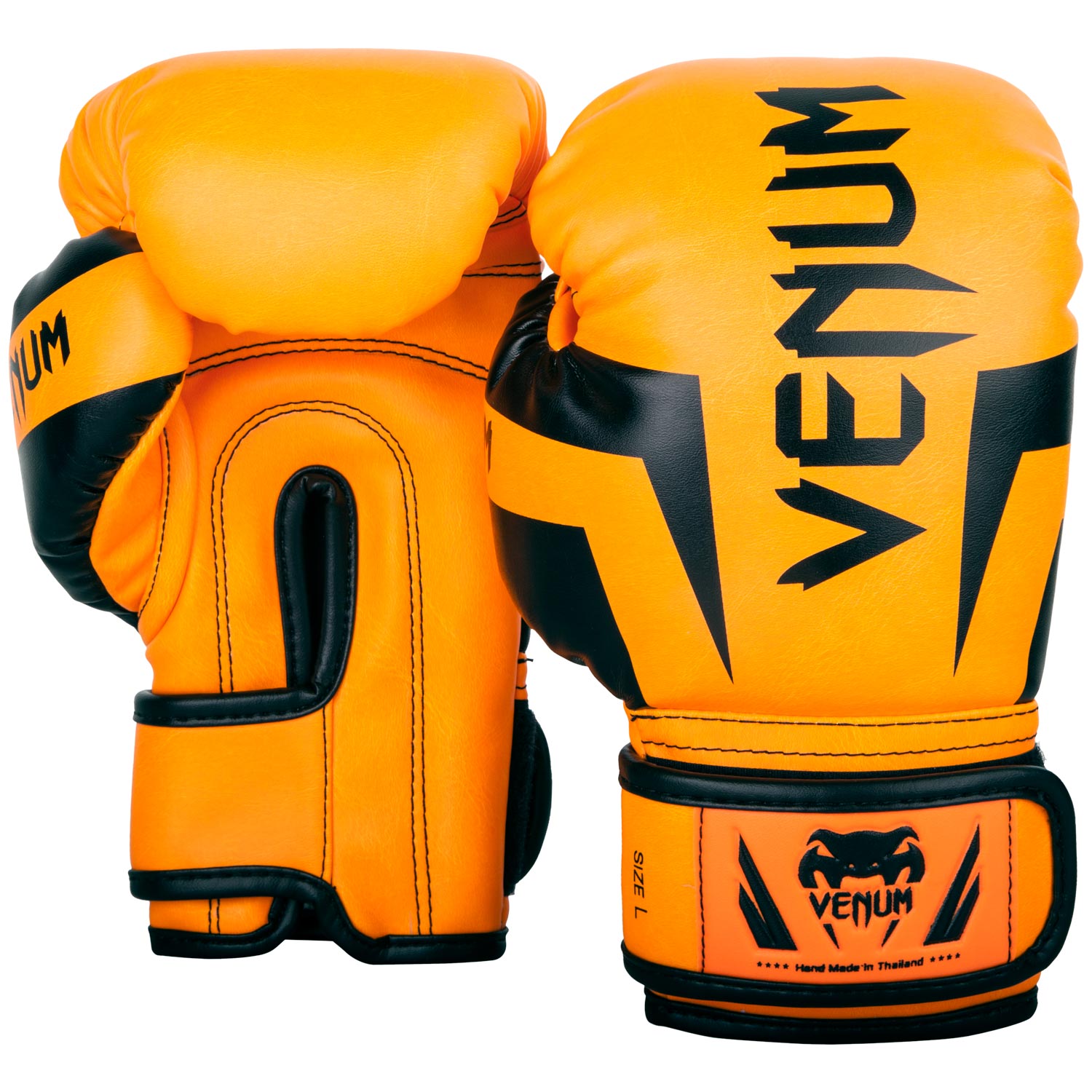 Venum Elite ボクシンググローブ キッズ - Exclusive - 蛍光オレンジ