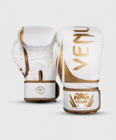 Venum Challenger 2.0 ボクシンググローブ - ホワイト/ゴールド