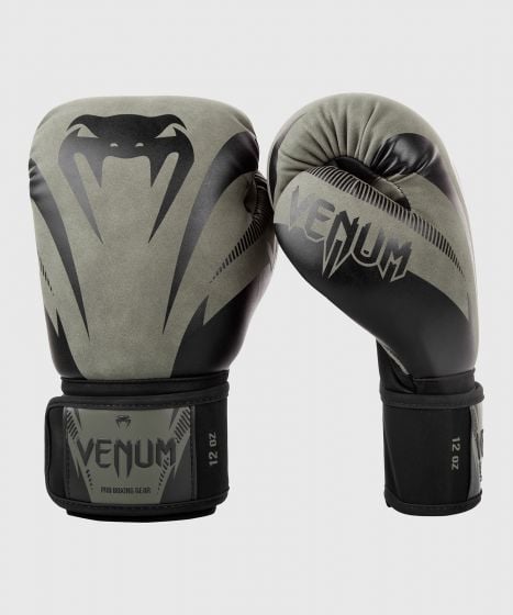 Venum Impact ボクシンググローブ - カーキ/ブラック
