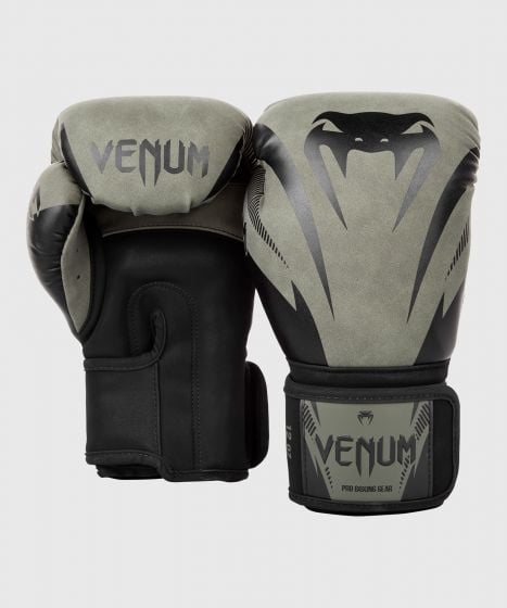Venum Impact ボクシンググローブ - カーキ/ブラック