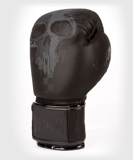 Venum Skull ボクシンググローブ - ブラック/ブラック