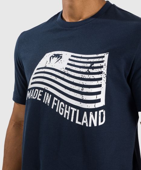 VENUM Made in Fightland Tシャツ - ネイビーブルー／ホワイト