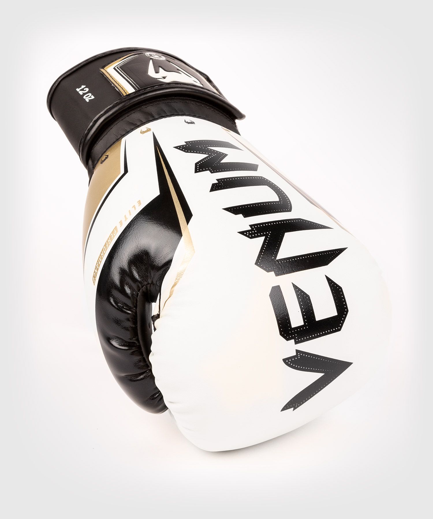 VENUM ELITE EVO ボクシンググローブ - ホワイト/ゴールド | BEEST
